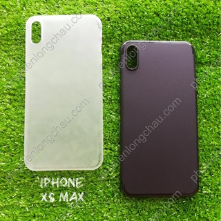 Ốp Lưng iPhone Xs Max Siêu Mỏng Giấy Có Gù Bảo Vệ Camera