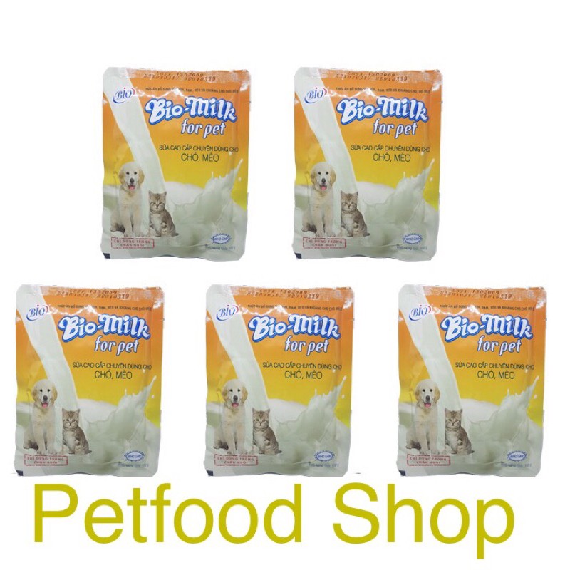 [Mã FMCG0404 giảm 10% đơn 350k] SỮA CHO CHÓ MÈO BIO MILK 100G