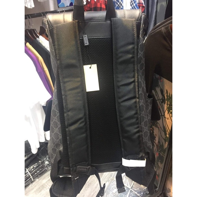 ⚡️[CHỈ 1 NGÀY] - Balo GG Supreme Canvas And Leather Backpack cao cấp full tag túi, ba lô Gu*cci