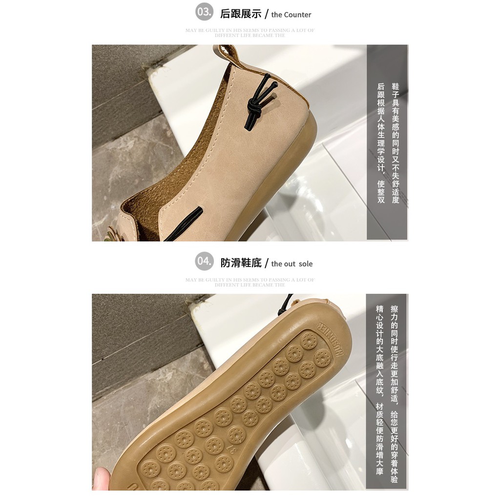 Giày Búp Bê Nữ Mũi Tròn Thời Trang 2021 | BigBuy360 - bigbuy360.vn