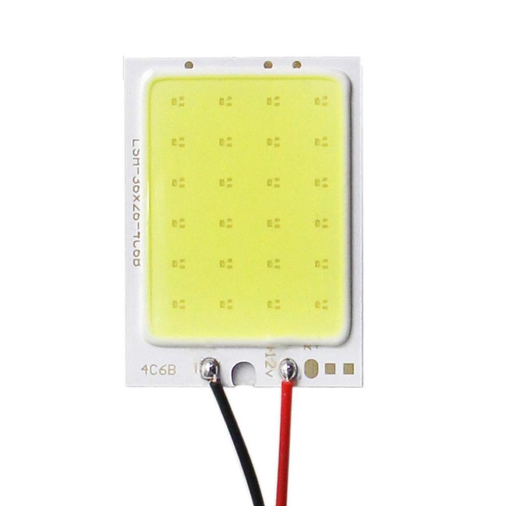 Đèn Led Đọc Sách 12V 24SMD COB T10 T4V3 Chuyên Dụng Cho Xe Hơi