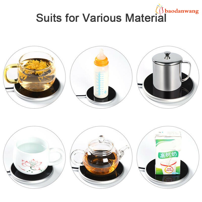 Đế hâm nóng cà phê bằng điện có hẹn giờ 2 chế độ chất lượng cao