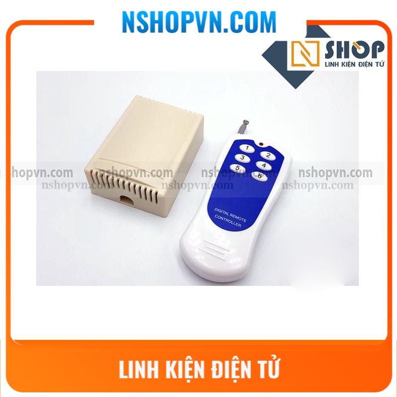 Mạch điều khiển RF 315Mhz 6 kênh kèm remote 1000m