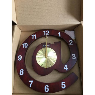 Đồng hồ treo tường hình chữ @ (29cm)