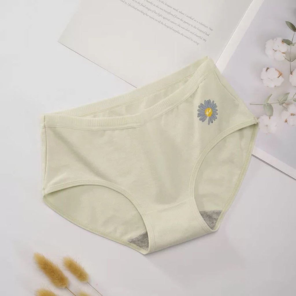 COMBO 5 chiếc Quần lót cotton, quần lót nữ hoa cúc, thấm hút mồ hôi cực tốt ,co giãn 4 chiều ,hàng quảng châu cao (QL16)