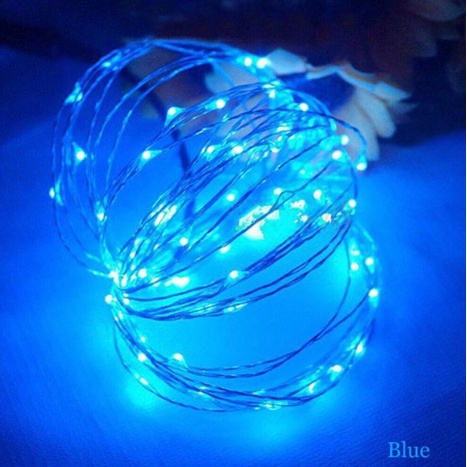 Dây đèn Led đom đóm xanh dương