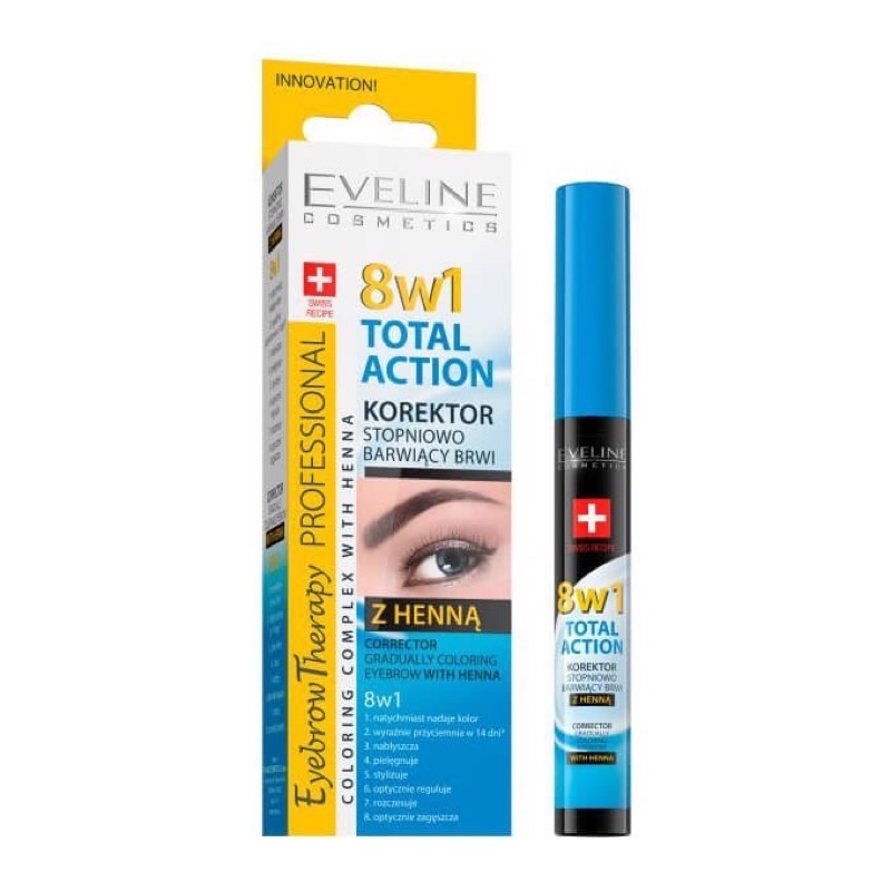 Dưỡng chân mày 8B1 Eveline Total Action Eyebrow Therapy