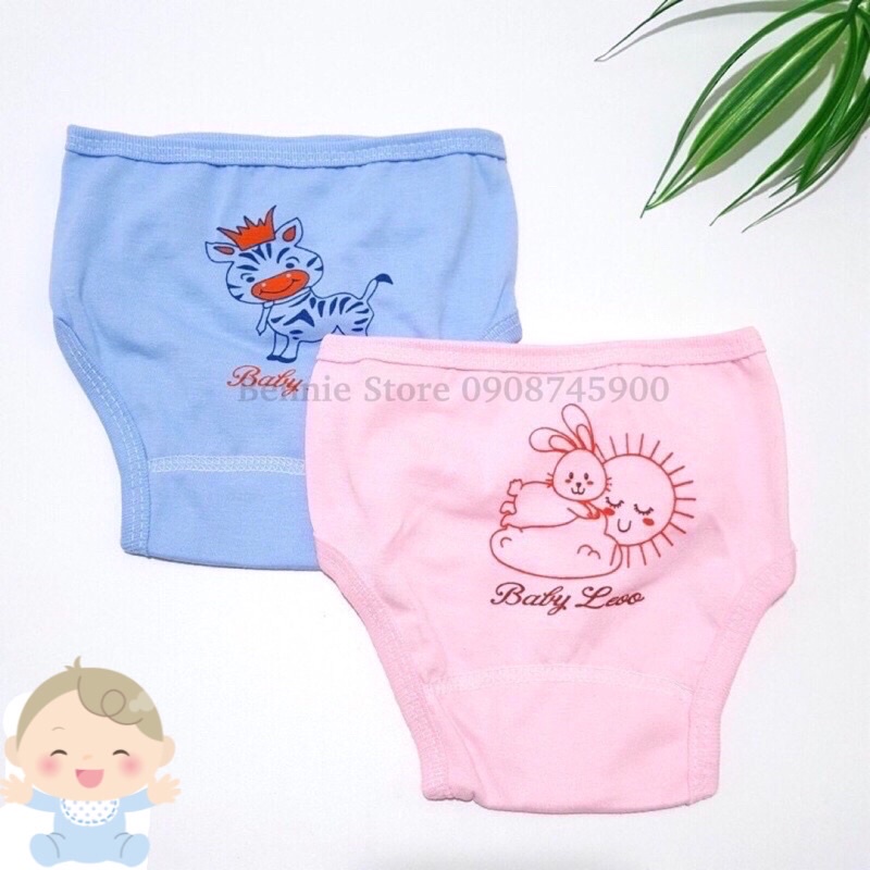 Tã vải dán sơ sinh có size (3-8kg), Tã vải tam giác chất liệu 100% cotton