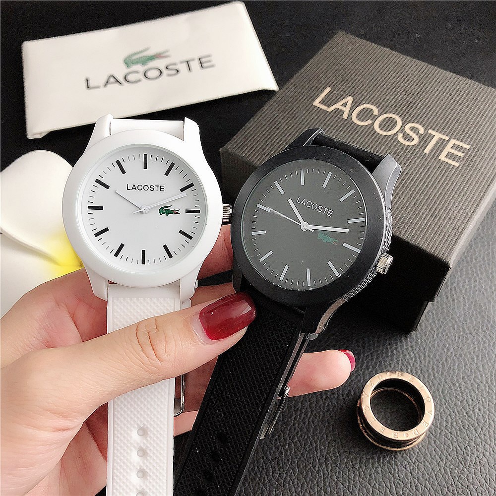 Đồng Hồ Thể Thao Lacoste Đơn Giản Màu Kẹo Thạch Anh Thích Hợp Làm Quà Tặng Sinh Nhật Cho Học Sinh / Người Lớn Và Trẻ Em