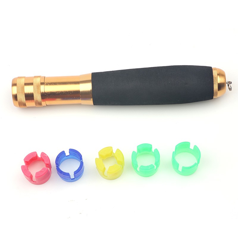 Bộ Tay Cầm Cần Câu Cá Bằng Hợp Kim Nhôm EVA DIY Đa Năng