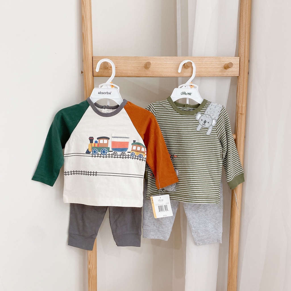 Bộ thu đông bé trai little me hàng đẹp