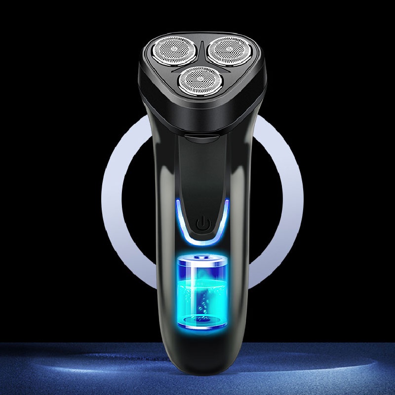 Máy cạo râu Jiashi 3 đầu sạc USB tiện lợi cho nam đi du lịch