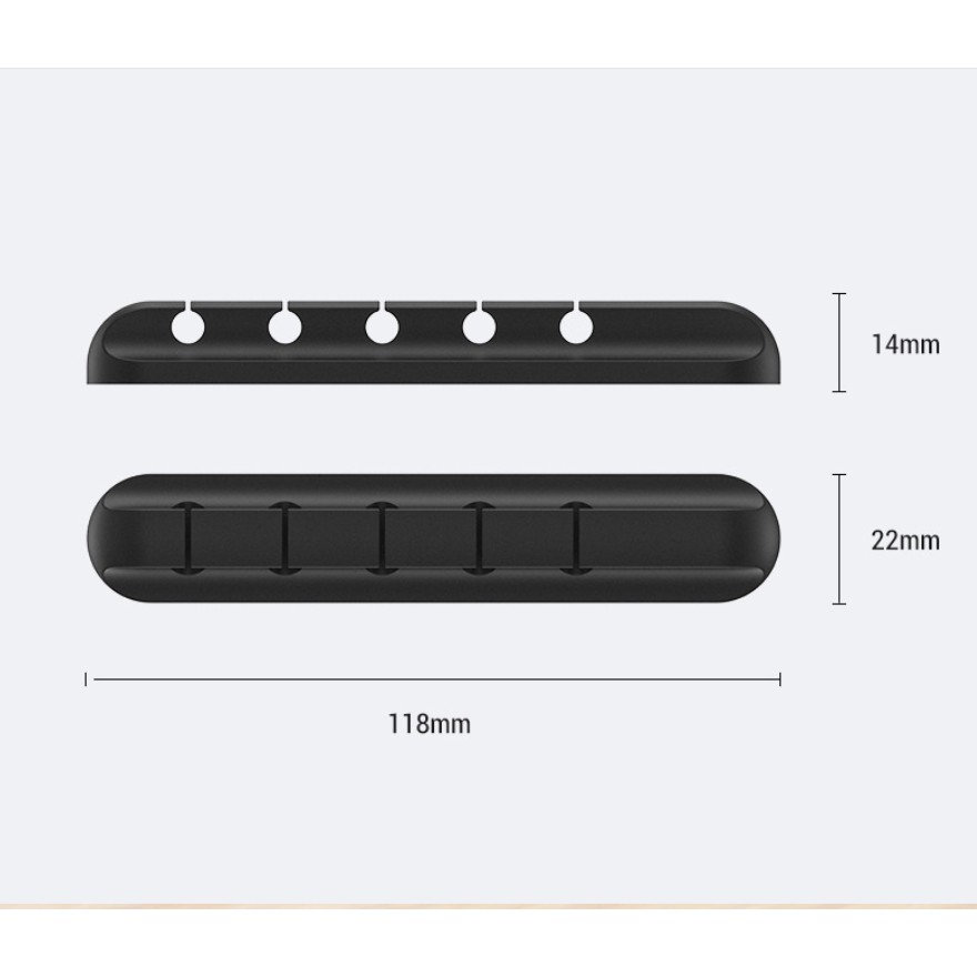 (Sẵn VN) Silicon kẹp giữ dây cáp / dây tai nghe 1 lỗ / 3 lỗ / 5 lỗ / 7 lỗ tiện lợi.