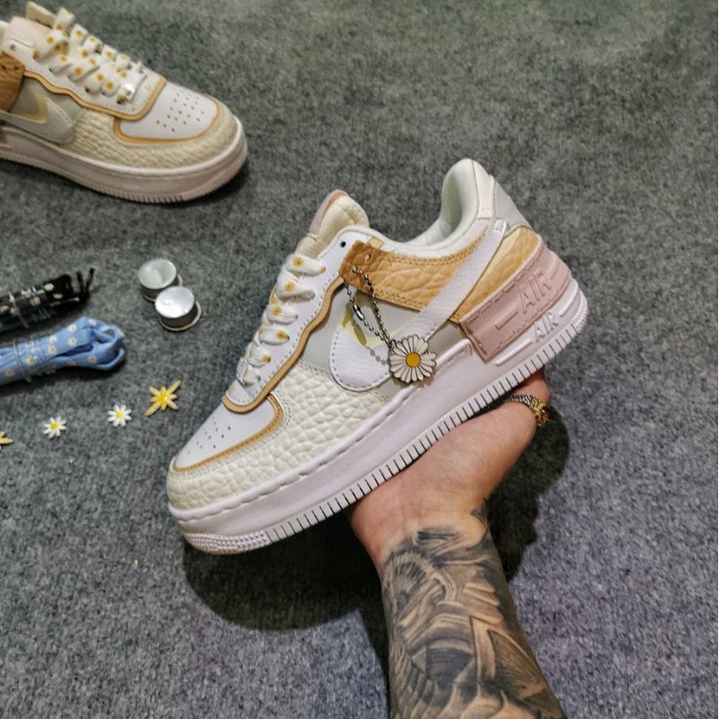 Giày sneaker cổ thấp Air forcer 1 Aura  tồn kho. tặng kèm 2 ống dây GD và sticker dán.