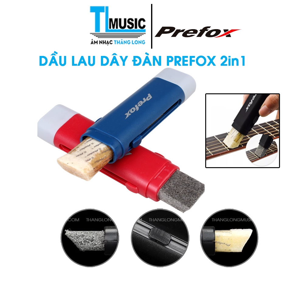 DẦU LAU DÂY GUITAR 2 IN 1 PREFOX AC301 (Giao màu ngẫu nhiên)