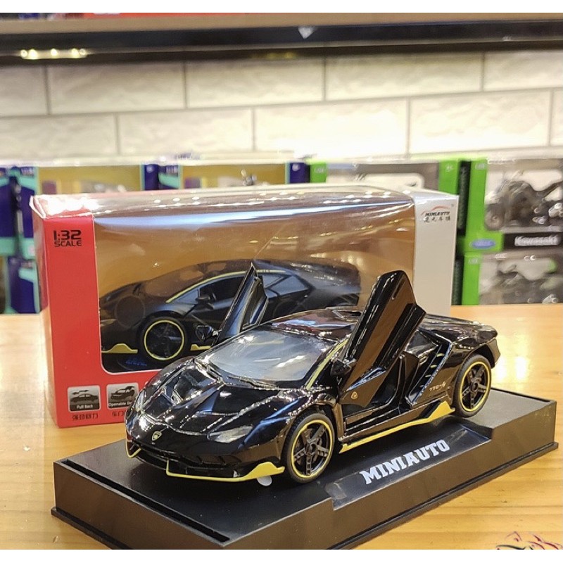 Xe Mô hình Lamboghini LP 770 đen nhám 1:32