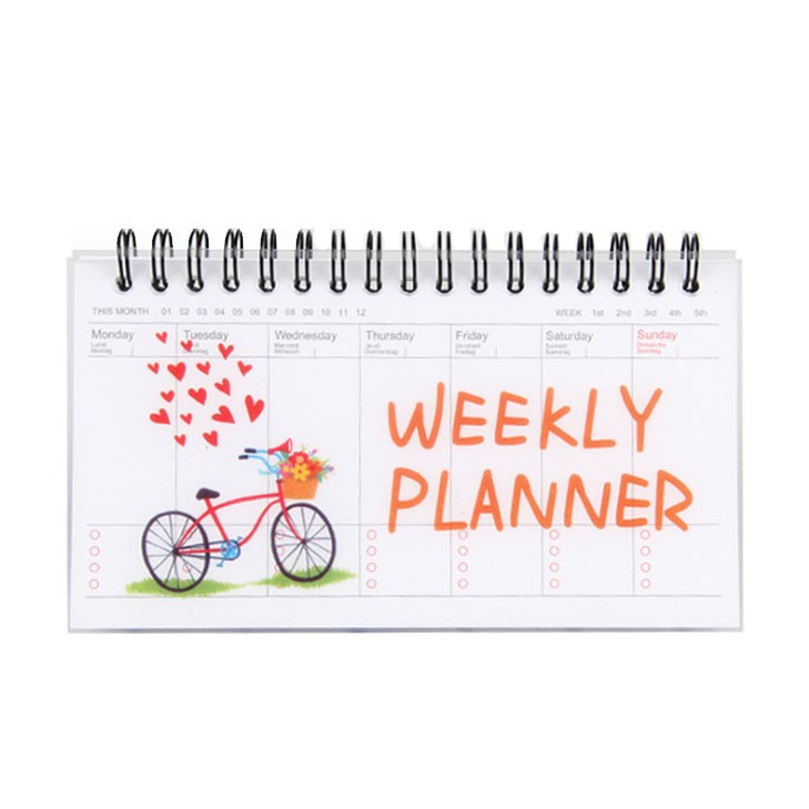 Sổ kế hoạch tuần Valentine tình nhân (Weekly Planner)