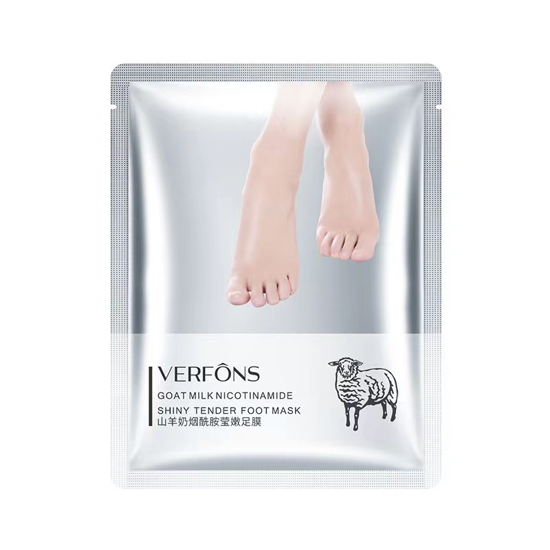 Mặt Nạ Ủ Chân Sữa Dê Trắng Da Giảm Thâm Giảm Nhăn Mịn Màng VERFÔNS