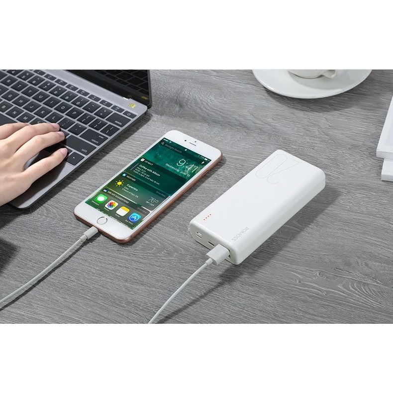 Pin Sạc Dự Phòng Romoss Simple 20 Mini 20000Mah 3 Cổng Sạc Vào - Bh 1 Năm | Pin Dự Phòng Romoss Simple 20 - Hưng Long PC