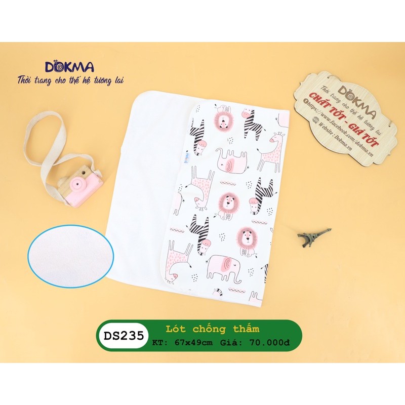 chiếu lót chống thấm sợi tre dokma 67x49cm