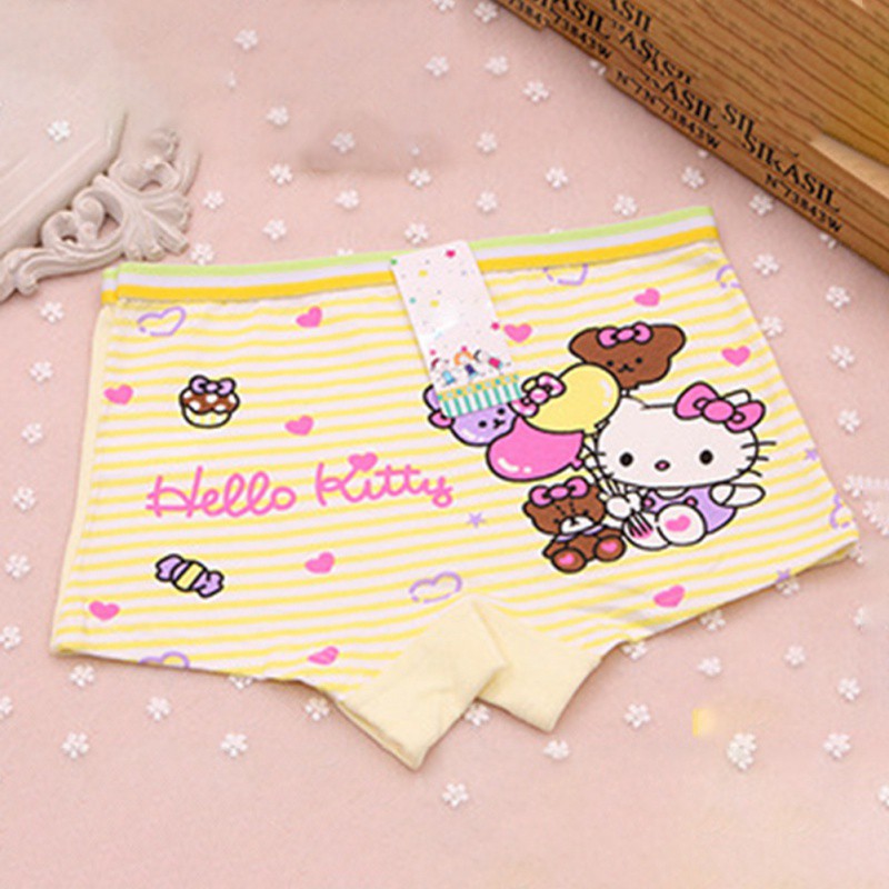 Set 4 Quần Lót Cotton Thoáng Khí Cho Bé Gái