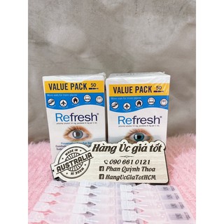 Thuốc nhỏ mắt Refresh Plus dạng tép 0,4mlx50 - Vỉ 5 tép