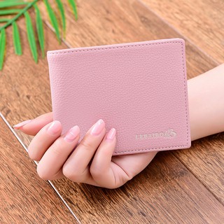 Phiên bản Hàn Quốc, túi nữ cắt ngắn xinh xắn, ví gấp siêu mỏng mới, ví nữ đa năng