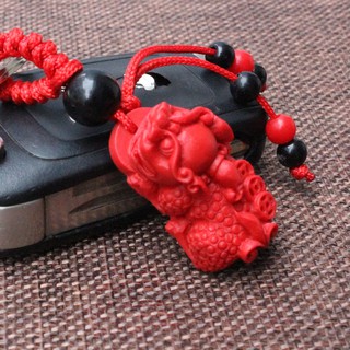Móc chìa khóa gỗ khắc phong thủy