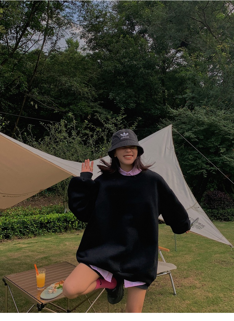 Áo Sweater Nữ Tay Dài Màu Trơn Phong Cách Hàn Quốc | BigBuy360 - bigbuy360.vn