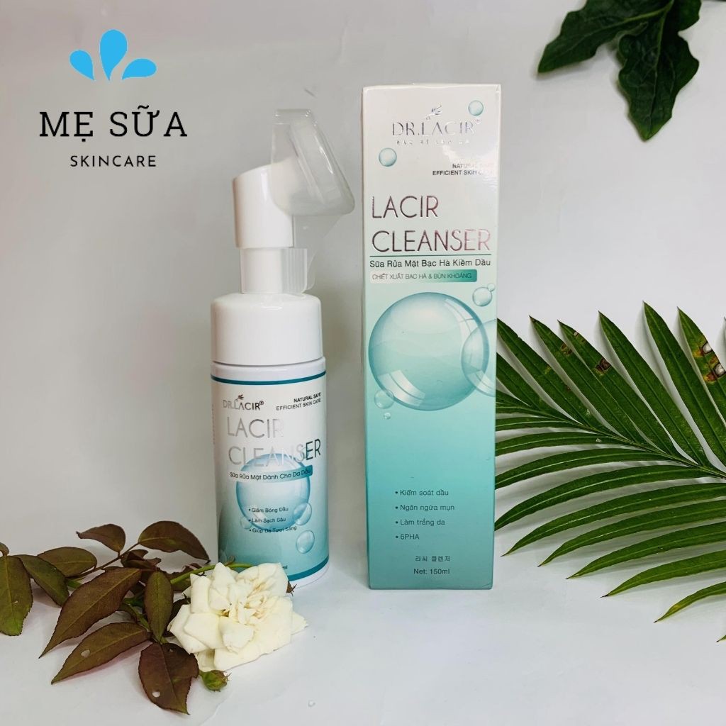 SỮA RỬA MẶT BẠC HÀ KIỀM DẦU-LACIR CLEANSER 150ml | BigBuy360 - bigbuy360.vn