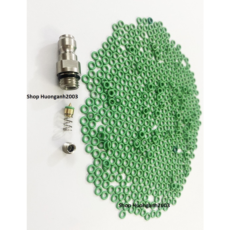 Gioăng cao su màu xanh thay van nạp một chiều chân 8mm Ron Sim Pom roan doan xéc măng doang