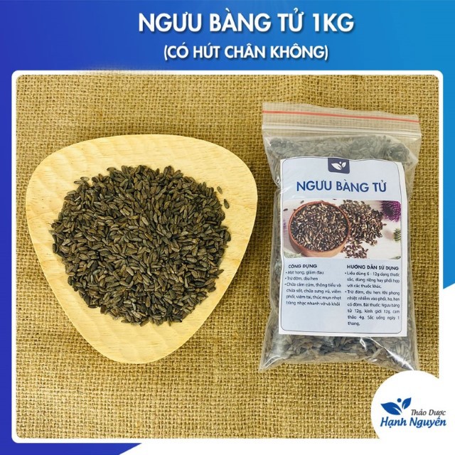 1kg Ngưu Bàng Tử (Hạt Ngưu Bàng) - Có Hút Chân Không Bảo Quản