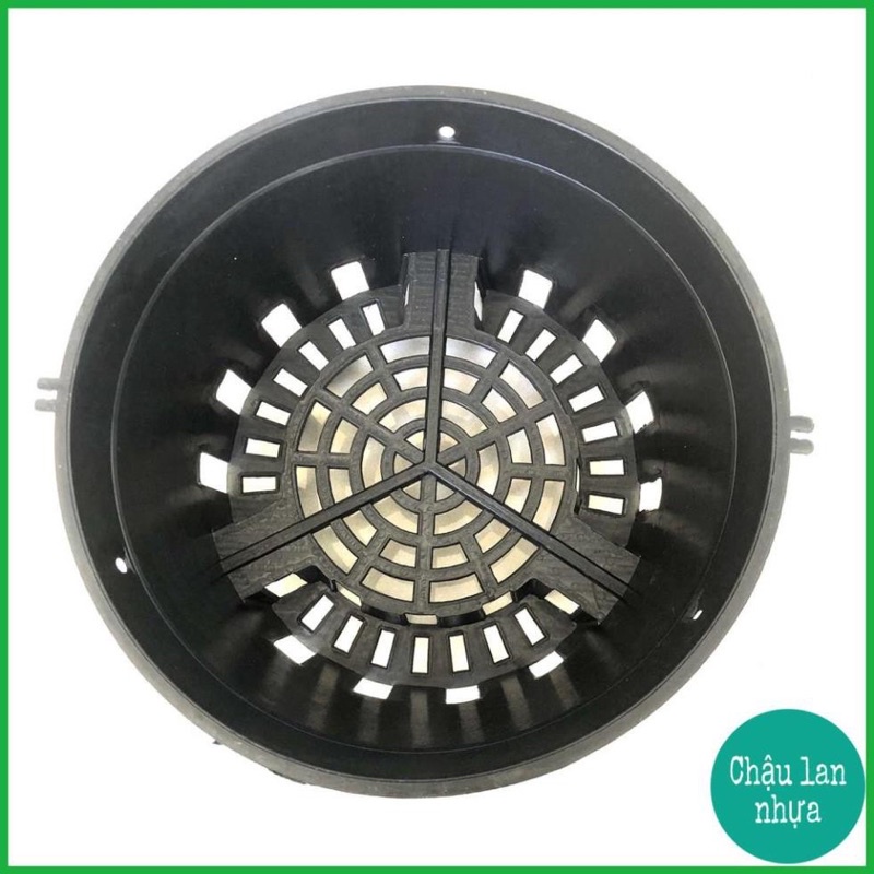 combo 50 chậu nhựa trồng lan đen đủ size (từ phi 21- phi 28) - ship hàng siêu nhanh