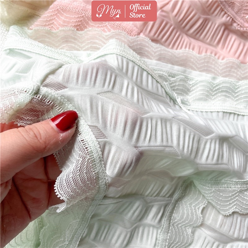 Quần lót su nhăn Q 209, quần lót nữ viền ren chất su nhăn hot hit  MYN_UNDERWEAR