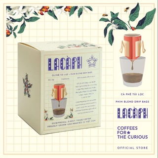Cà phê túi lọc Lacàph Phin Blend Drip Bags - Hàng chính hãng