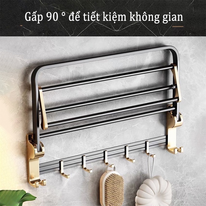 Giá đỡ MEIDOO treo khăn gắn tường tiện lợi cho phòng tắm