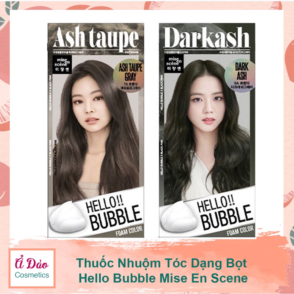 [HOT TREND, NEW] Thuốc nhuộm tóc dạng bọt Hello Bubble | Nhuộm tóc tại nhà Mise en Hello Bubble