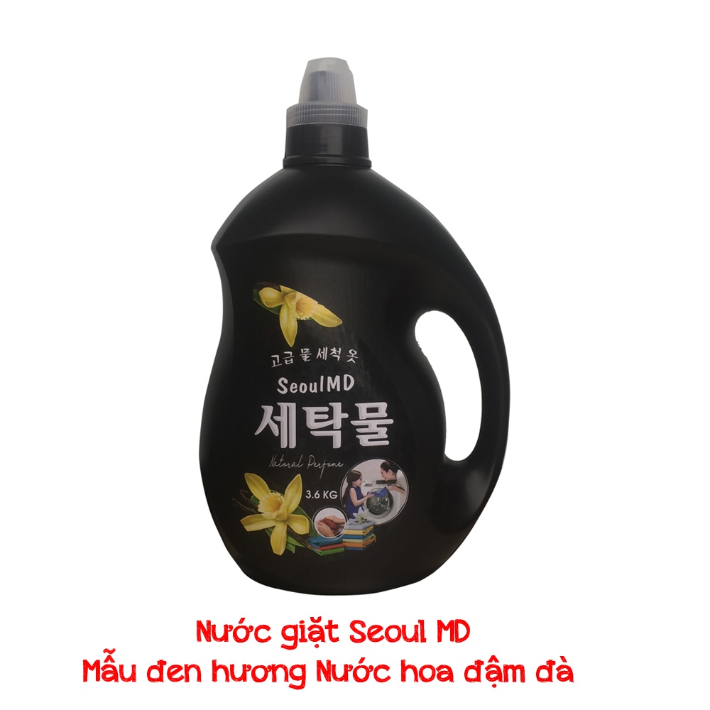 Nước giặt xuất Hàn Seoul MD - 3.6L, Giặt sạch, thơm mềm, tiết kiệm