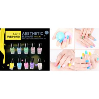                  Set 10 chai sơn móng tay Honey (mỗi chai 5ml)