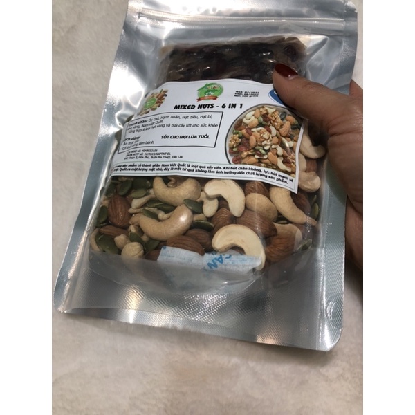 500g Ngũ cốc sấy khô mix hạt và hoa quả