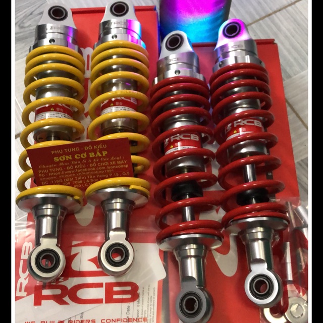 Phuộc RCB chính hãng Seri C 275mm cho sirus jupiter và nhiều dòng xe phuộc ngắn khác