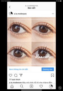 Lens nâu choco [Có cận]