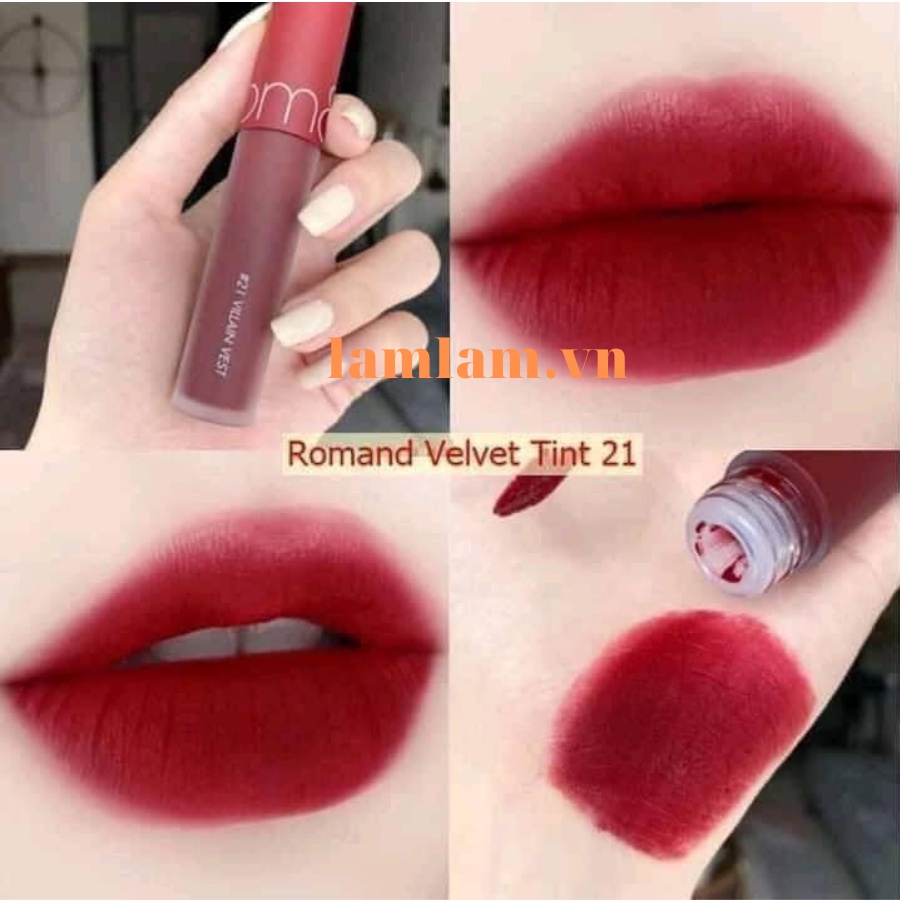 SON ROMAND ZERO VELVET TINT MẪU MỚI 2020 (MÀU 18.19.20.21) Chính Hãng