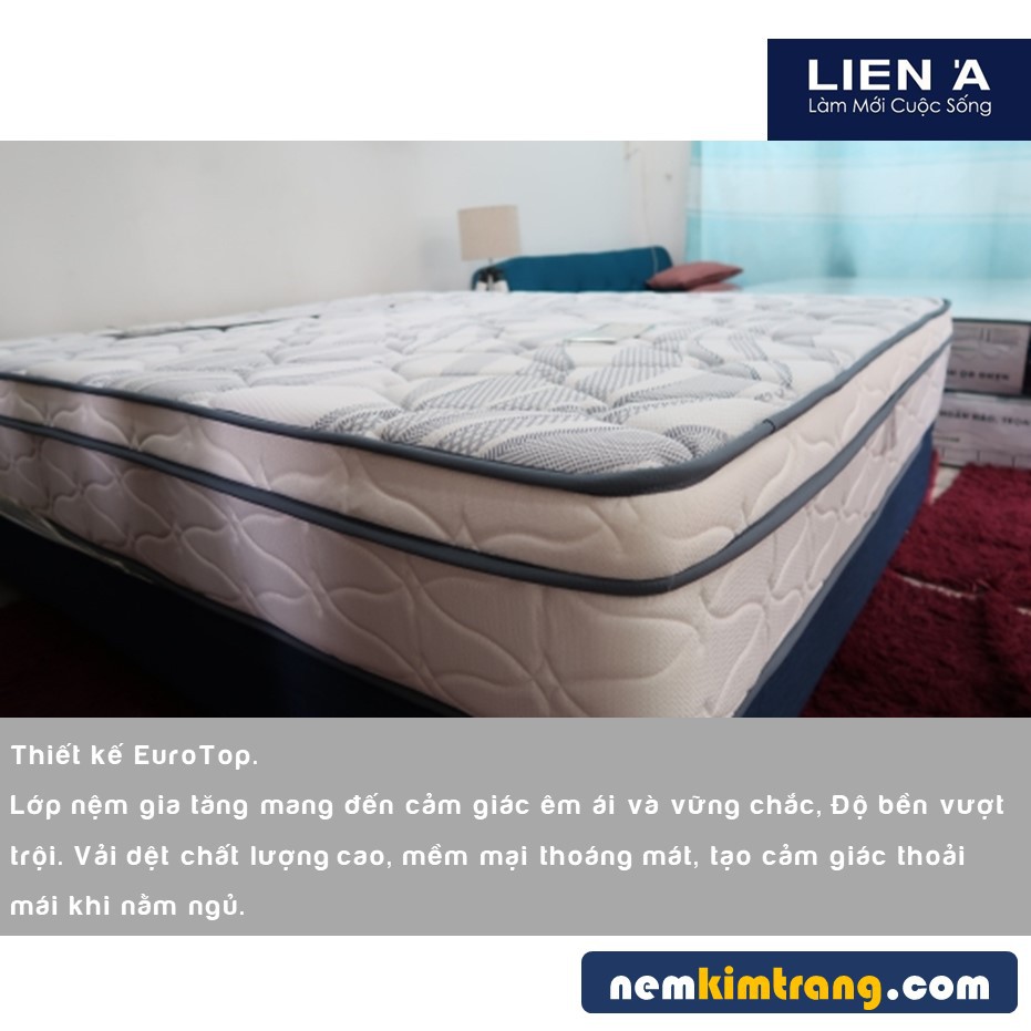 [FREESHIP] Nệm Lò Xo Liên Á Cassaro Premium Cao Cấp - CHÍNH HÃNG, BẢO HÀNH 10 NĂM