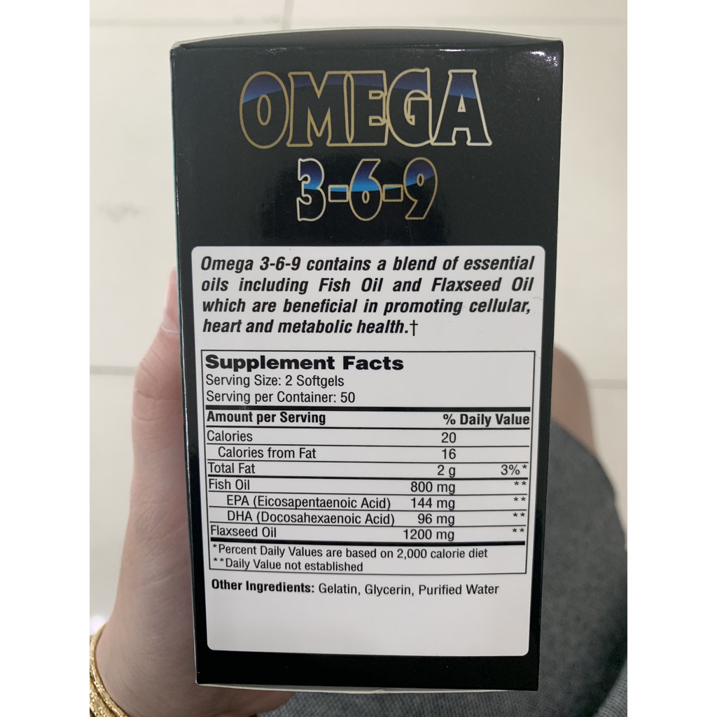 Viên Uống Dầu Cá Pharmekal Omega 369 Ngăn Ngừa Xơ Vữa Động Mạch, Giúp Sáng Mắt (100 Viên / Hộp)