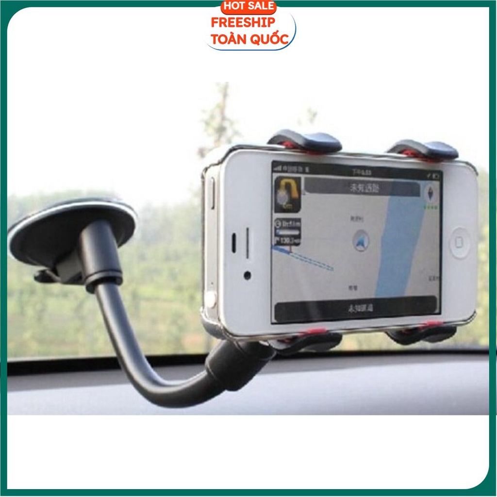 Đế Kẹp Điện Thoại Trên Xe Hơi 360 Độ - Giá Đỡ Điện Thoại Đuôi Khỉ Uốn Nắn Mọi Tư Thế