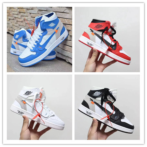 Giày Thể Thao Air Jordan 1 X Off-white Unc Aj1 Ow Thời Trang Cho Nam Nữ