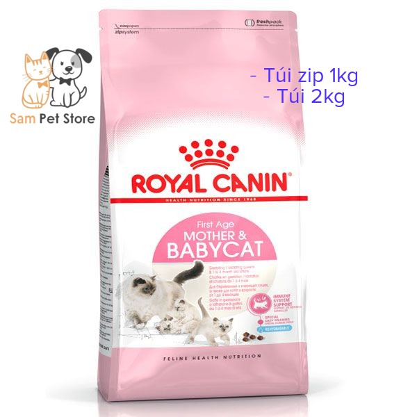 [Mã PET50K giảm Giảm 10% - Tối đa 50K đơn từ 250K] Thức Ăn Hạt Khô Cho Mèo Royal Canin Mother and Baby Cat 1kg