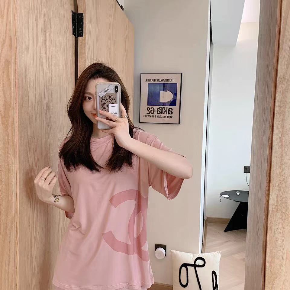 Đồ bộ nữ mặc nhà dễ thương hoạt hình tay cộc quần cộc mùa hè chất cotton thun SAQ303 FREESIZE