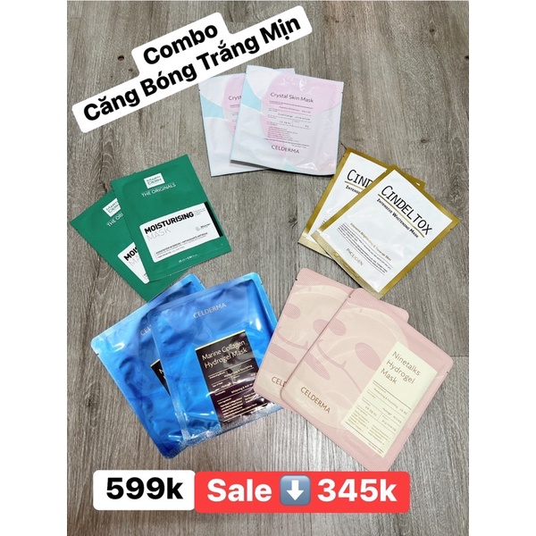 Combo Mask Đa Dạng Dưỡng Da Mix Sẵn